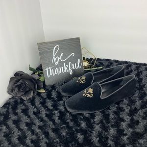 Jacques Levine Velvet Loafers
